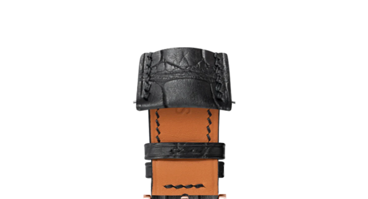 Matte Black Alligator Signature (Curved) Strap - Image 6
