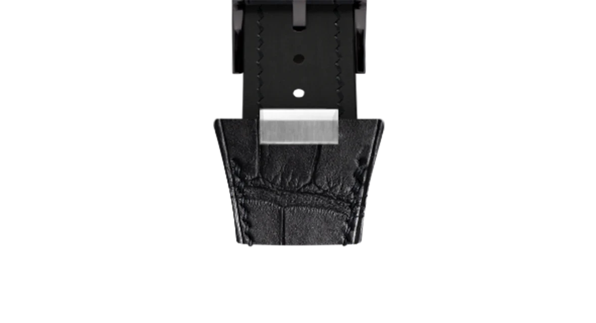 Matte Black Alligator Strap for Tissot PRX - Image 13