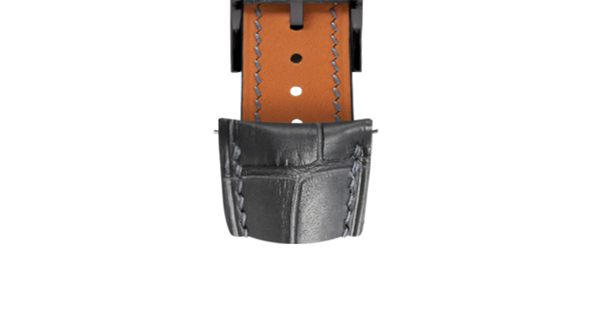 Matte Grey Storm Alligator Signature (Curved) Strap - Image 10