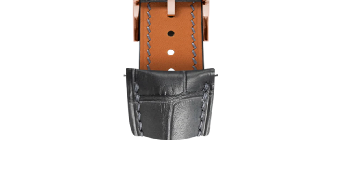 Matte Grey Storm Alligator Signature (Curved) Strap - Image 6
