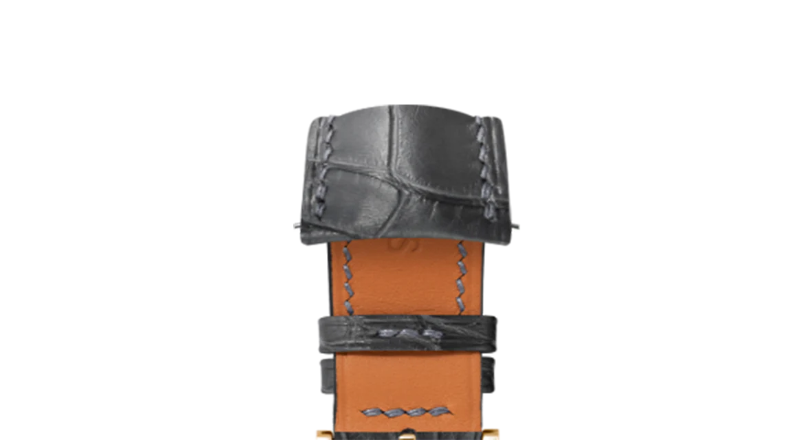 Matte Grey Storm Alligator Signature (Curved) Strap - Image 7