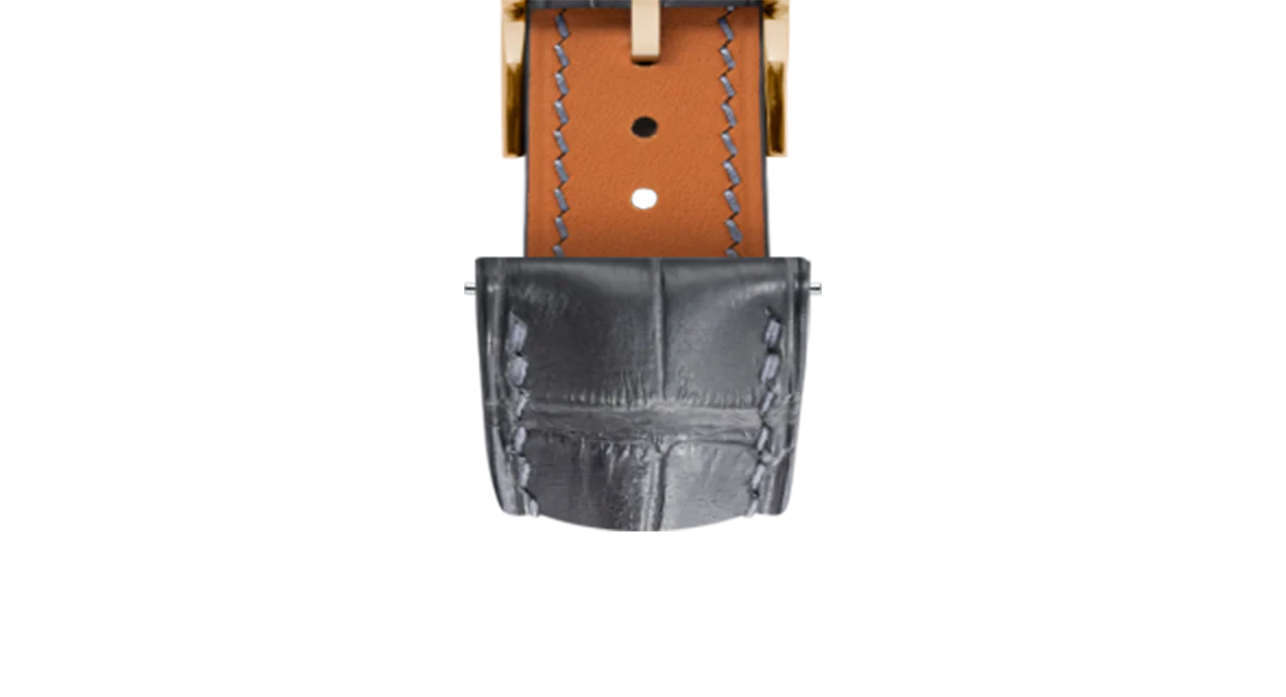 Matte Grey Storm Alligator Signature Strap - Image 11