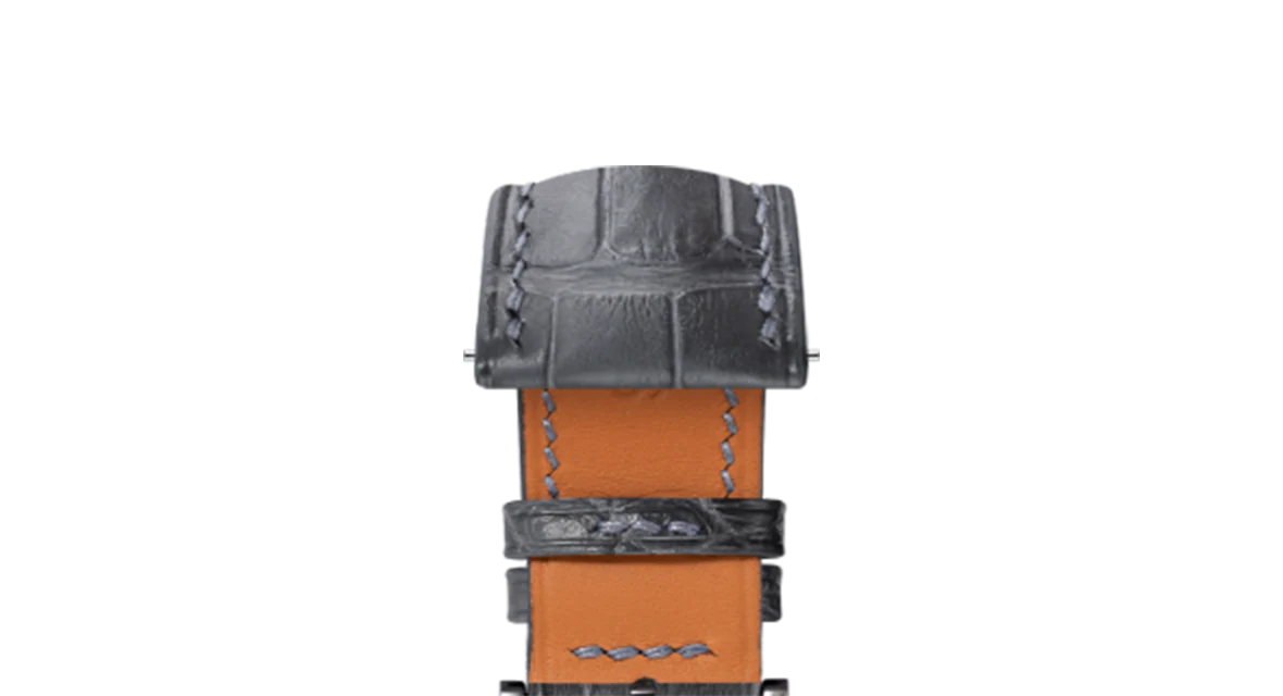 Matte Grey Storm Alligator Signature Strap - Image 12