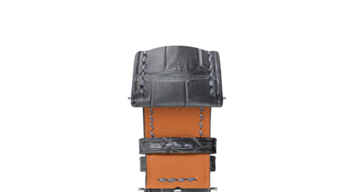 Matte Grey Storm Alligator Signature Strap - Image 6