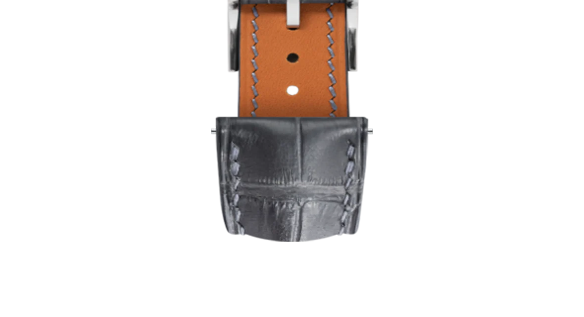 Matte Grey Storm Alligator Signature Strap - Image 7