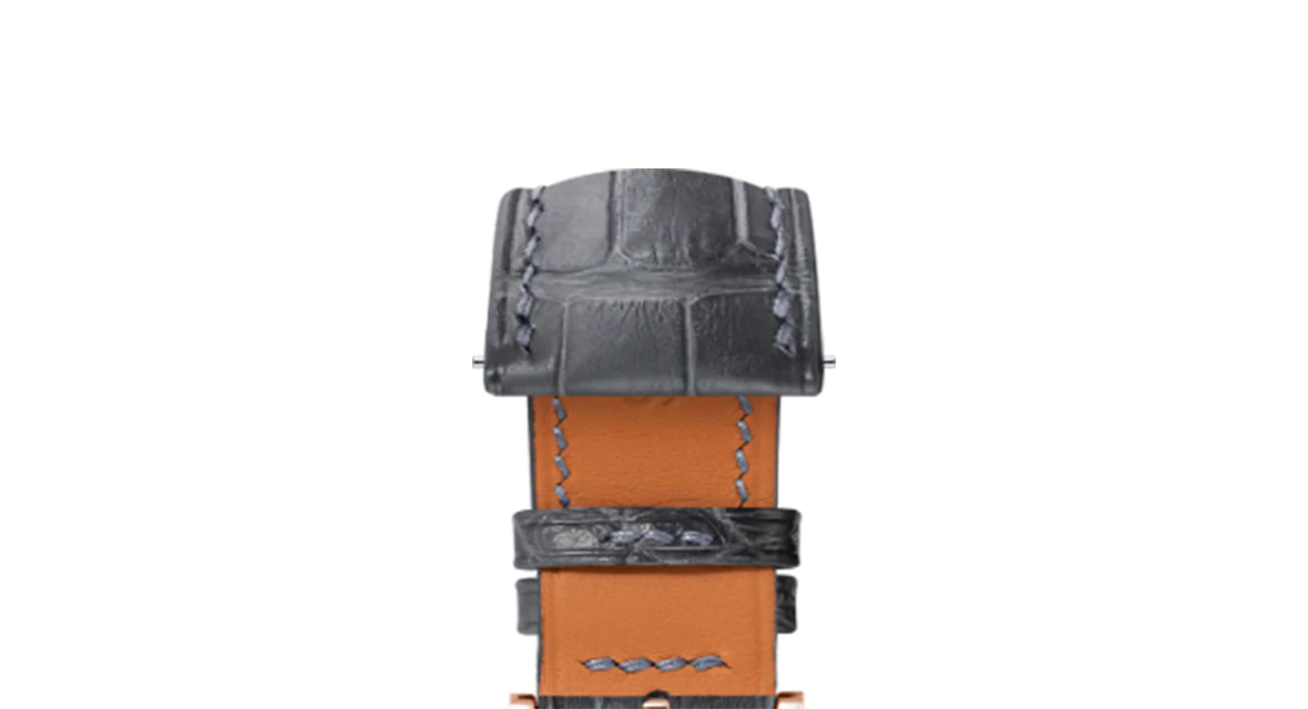 Matte Grey Storm Alligator Signature Strap - Image 8