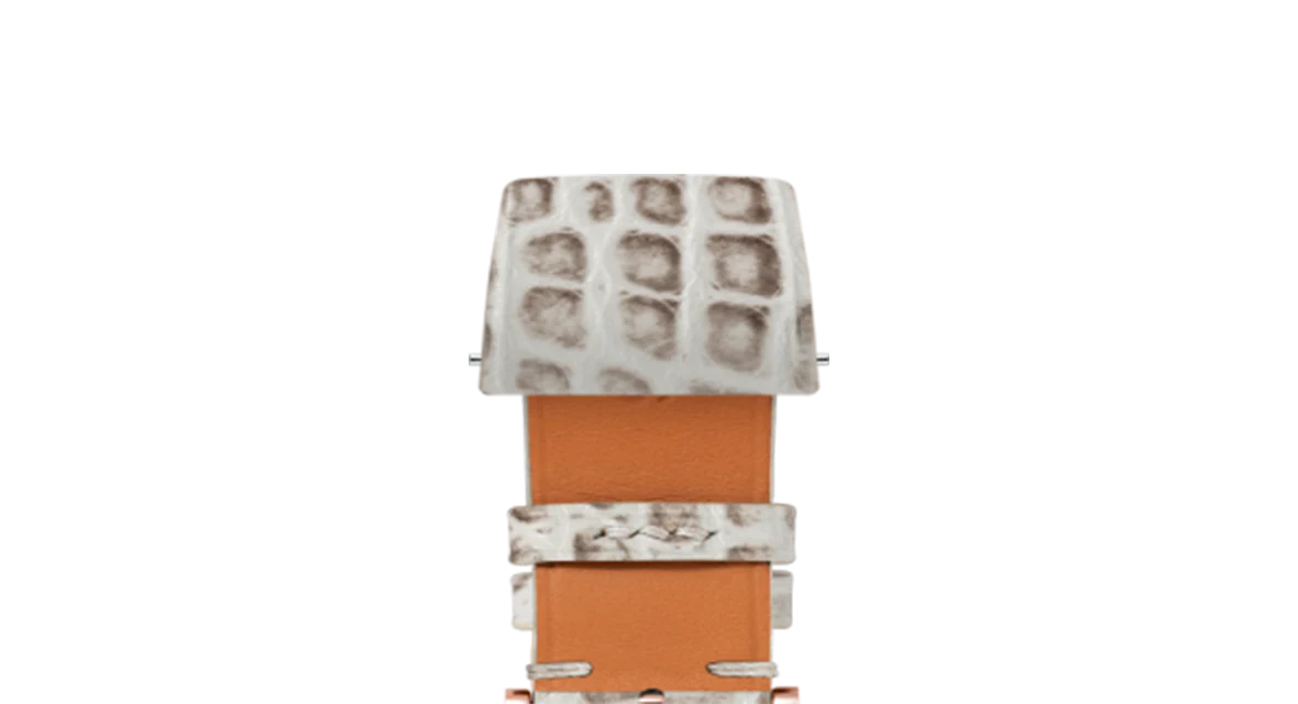 Matte Himalayan Alligator Flank Stitchless Strap - Image 6