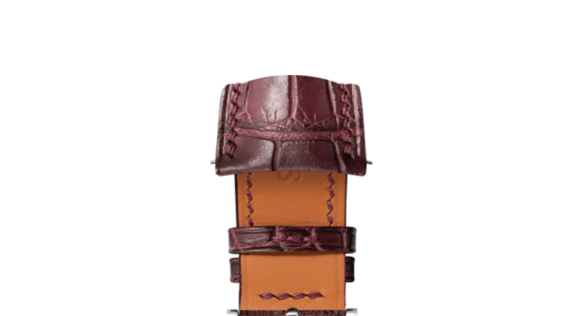 Matte Mahogany Alligator Signature (Curved) Strap - Image 4