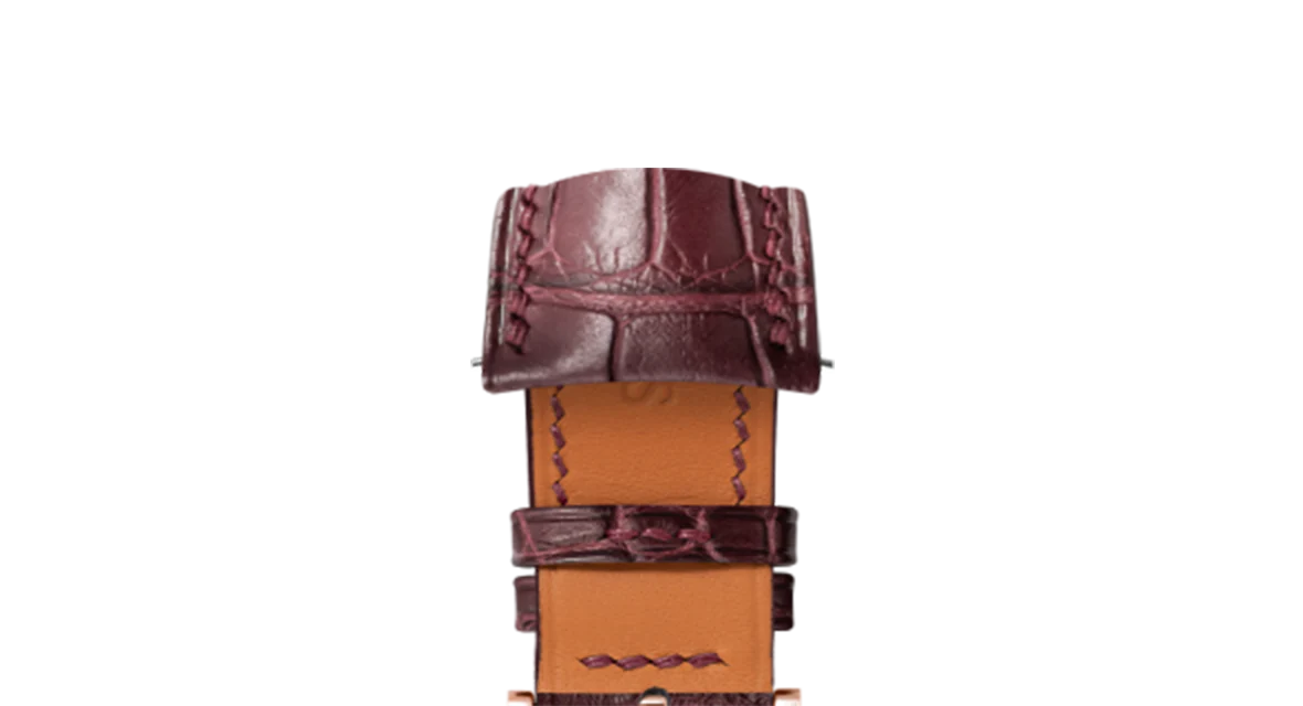 Matte Mahogany Alligator Signature (Curved) Strap - Image 6