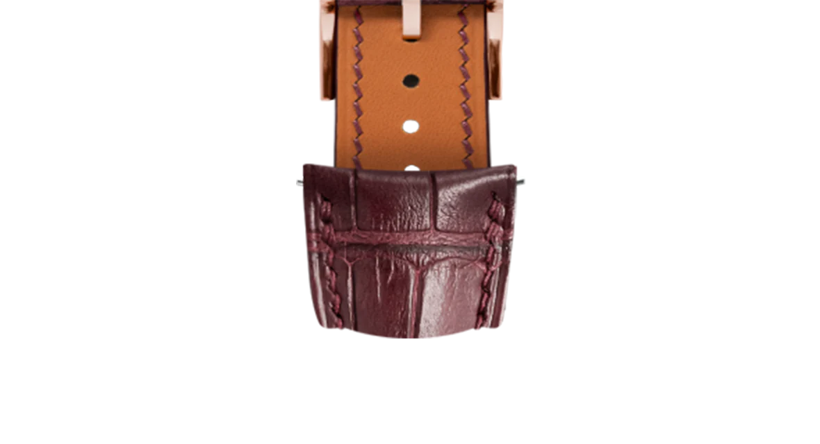 Matte Mahogany Alligator Signature (Curved) Strap - Image 7