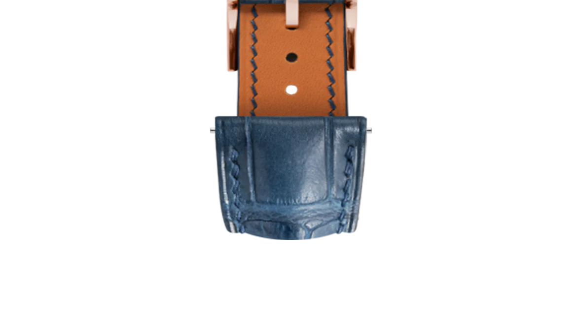 Matte Navy Alligator Signature Strap - Image 9