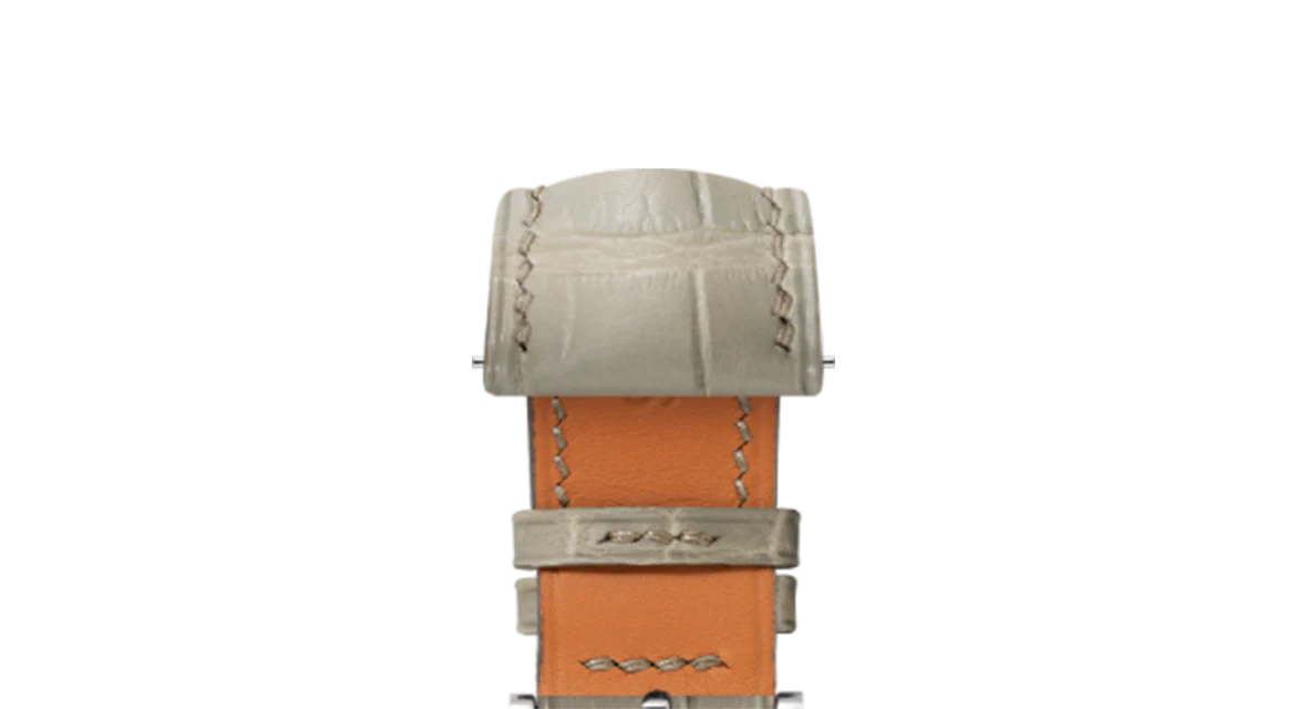 Matte Oatmeal Alligator Signature Strap - Image 4