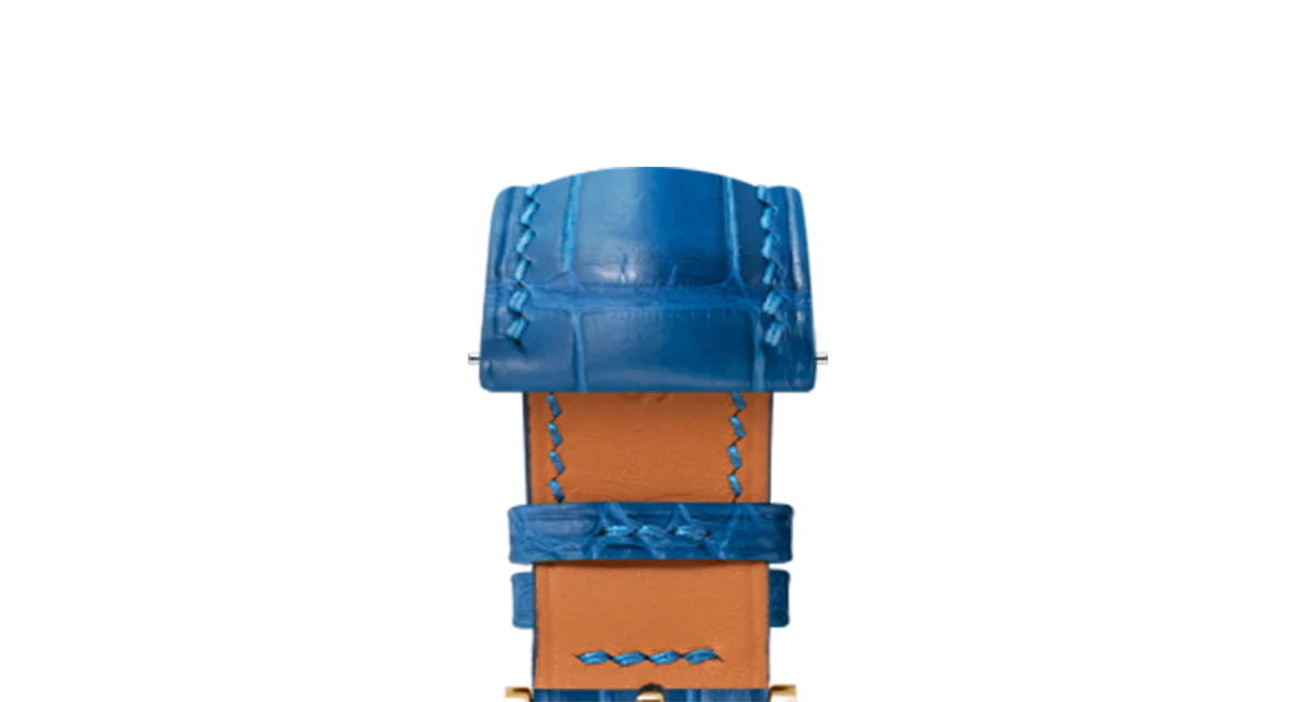 Matte Ocean Blue Alligator Signature Strap - Image 10