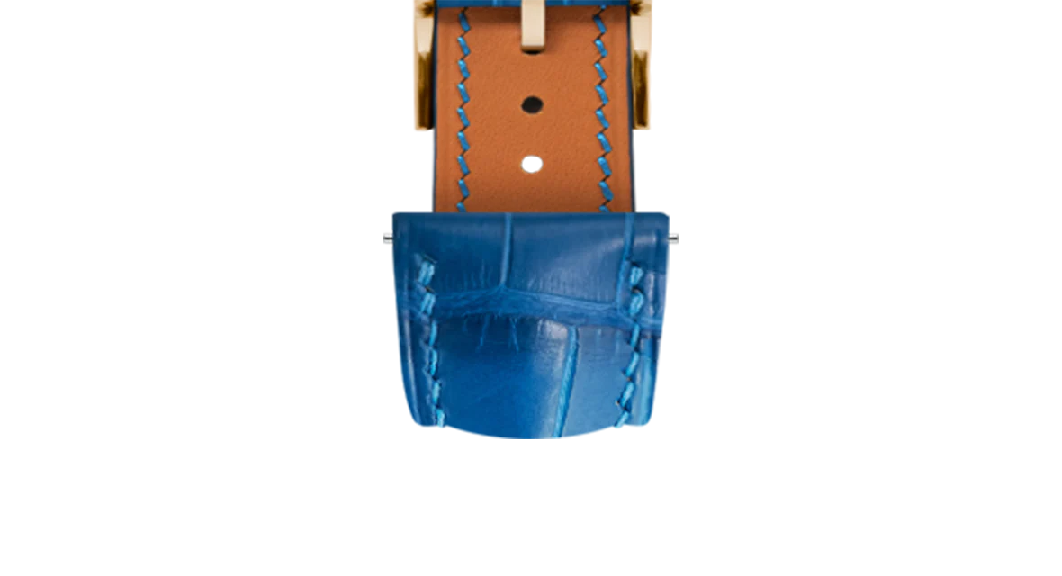 Matte Ocean Blue Alligator Signature Strap - Image 11