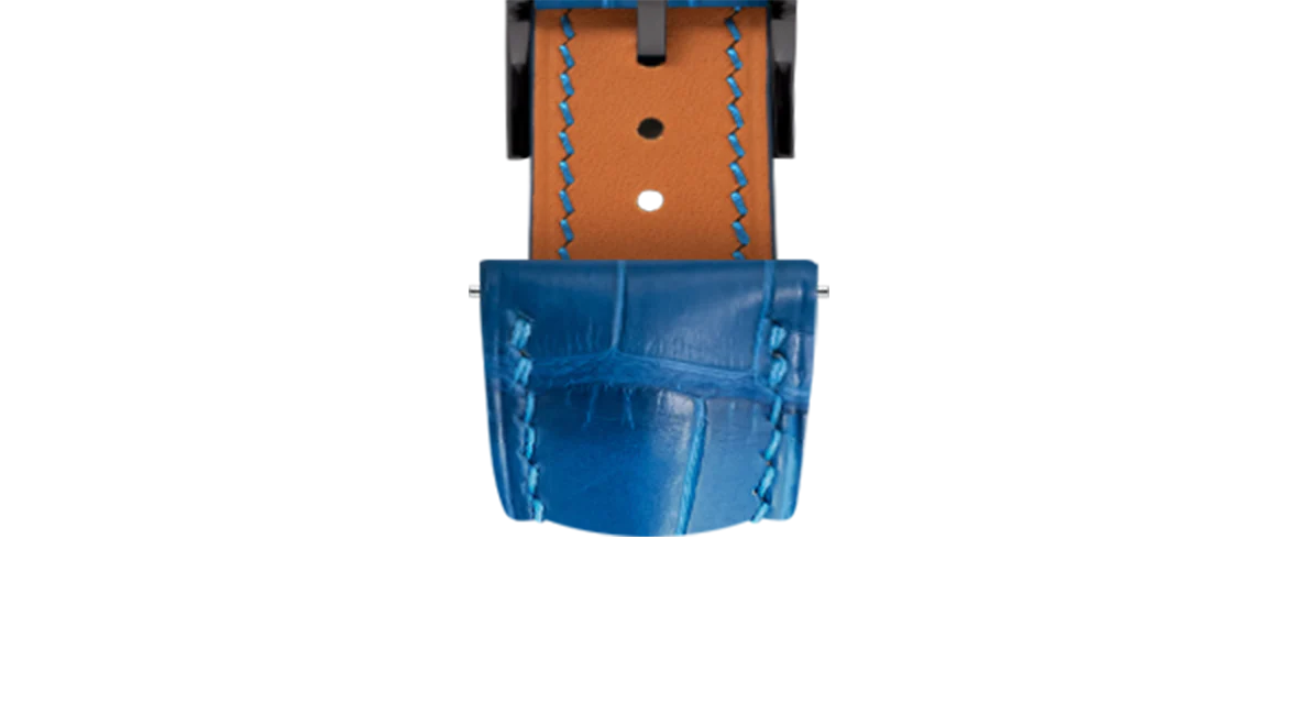 Matte Ocean Blue Alligator Signature Strap - Image 13
