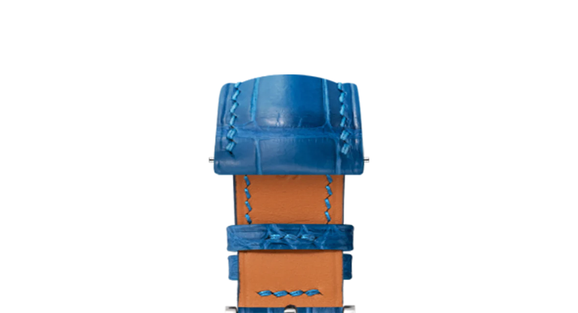 Matte Ocean Blue Alligator Signature Strap - Image 6