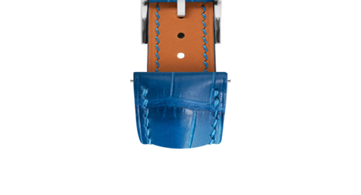 Matte Ocean Blue Alligator Signature Strap - Image 7