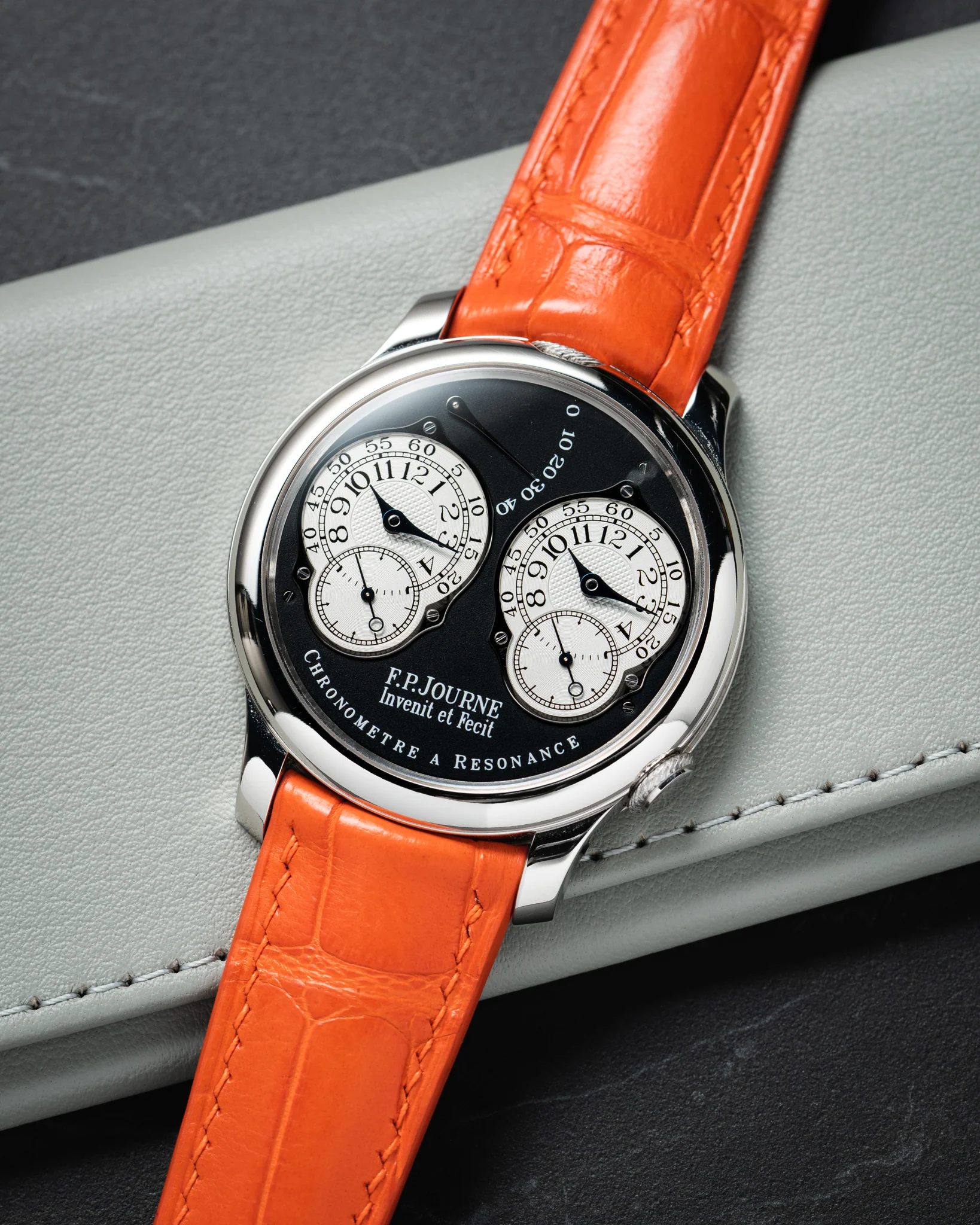 Overstock: Matte Orange Alligator Signature (Curved) Strap - Image 2