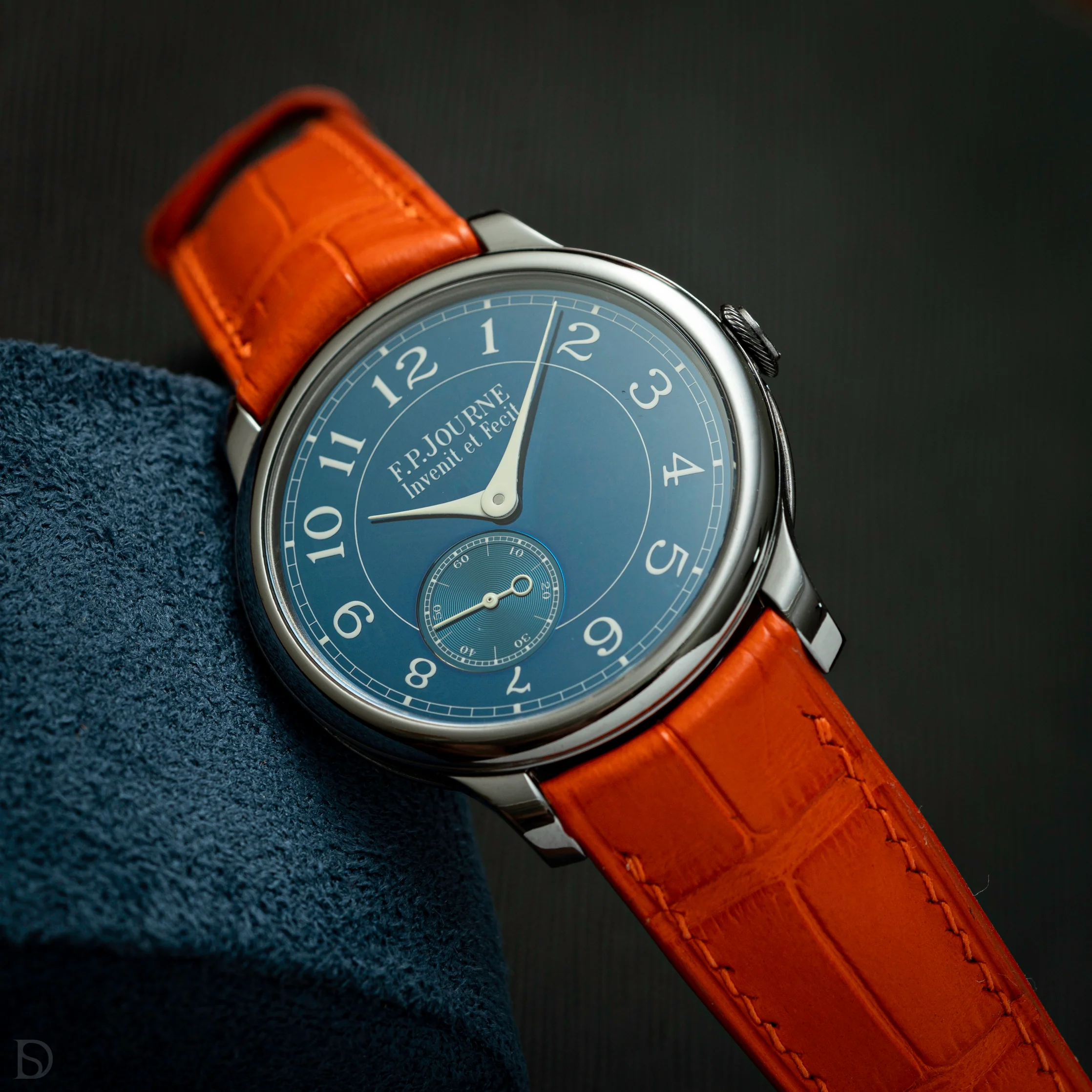 Overstock: Matte Orange Alligator Signature (Curved) Strap - Image 4