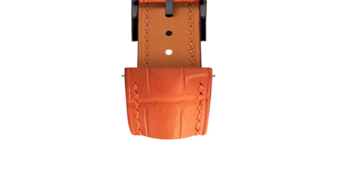 Matte Orange Alligator Signature Strap - Image 11