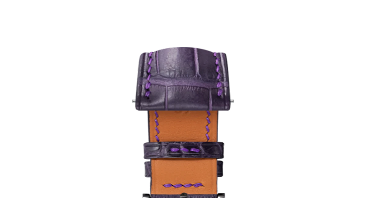 Matte Purple Alligator Signature Strap - Image 10