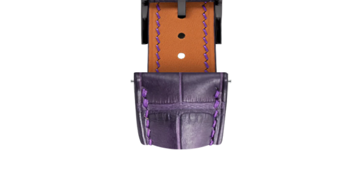 Matte Purple Alligator Signature Strap - Image 11