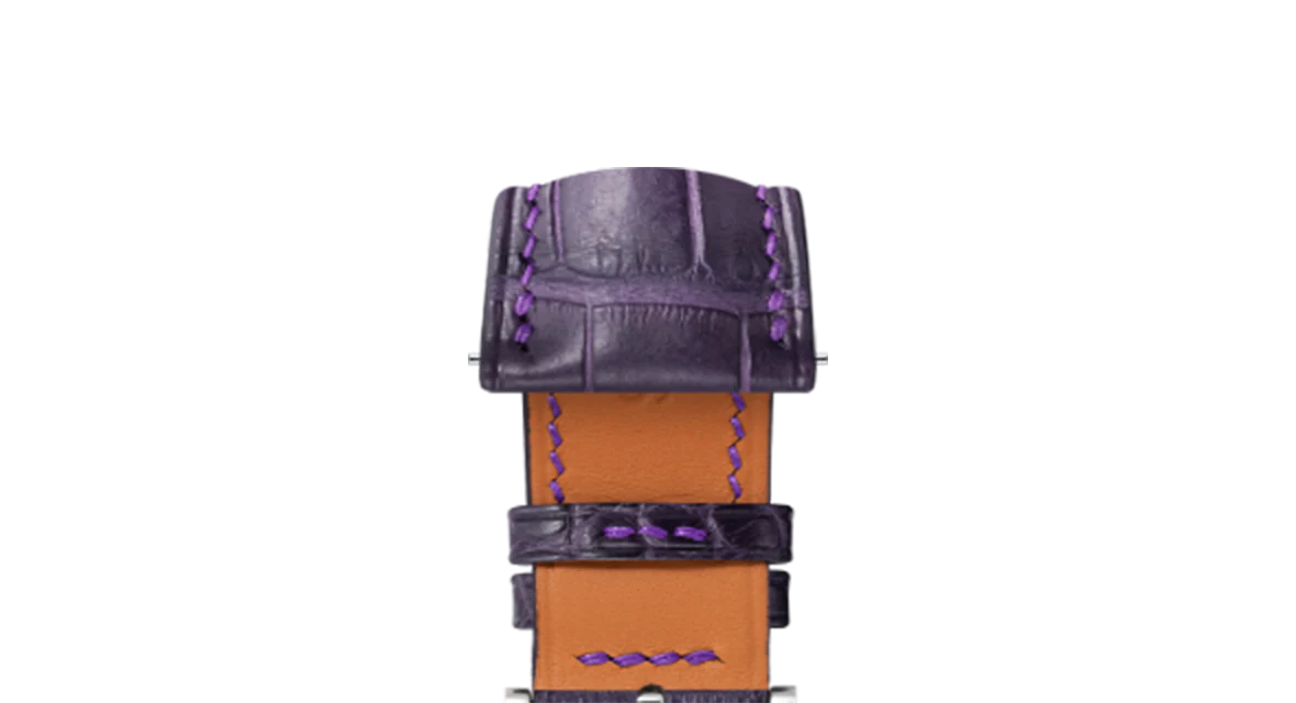 Matte Purple Alligator Signature Strap - Image 4