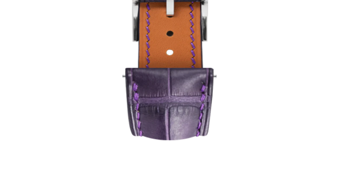 Matte Purple Alligator Signature Strap - Image 5