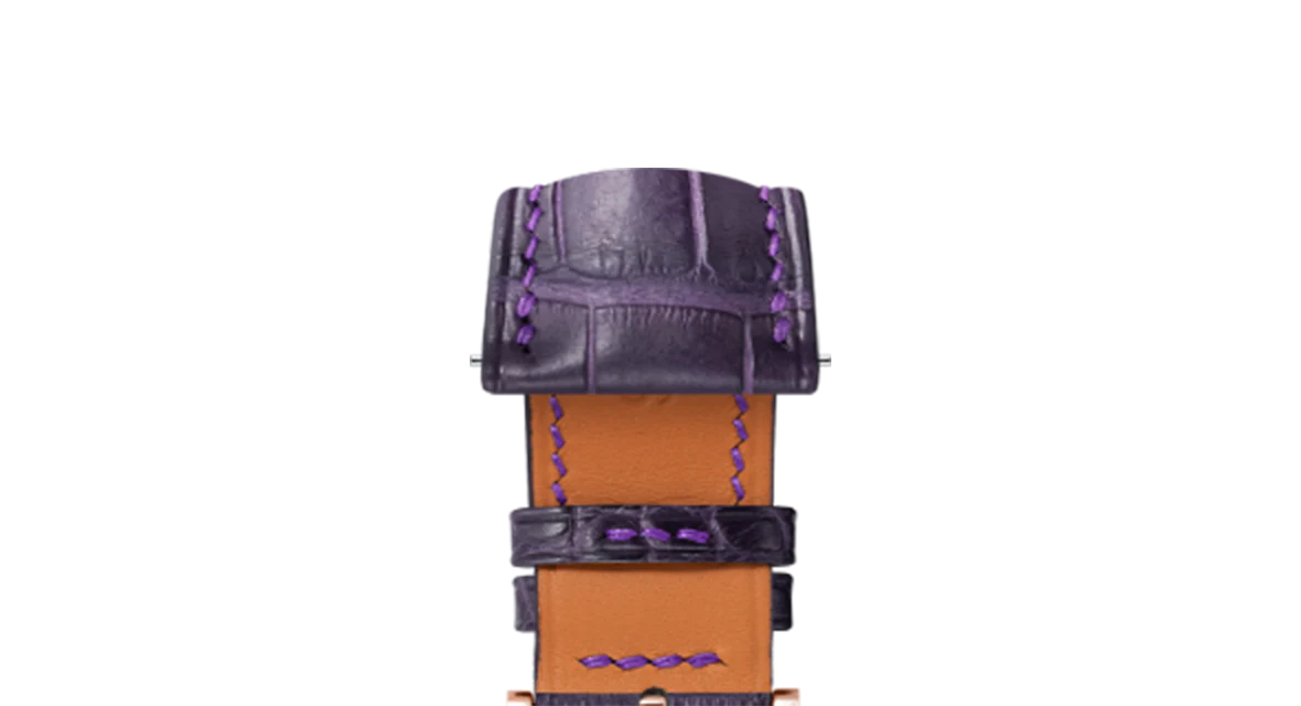 Matte Purple Alligator Signature Strap - Image 6