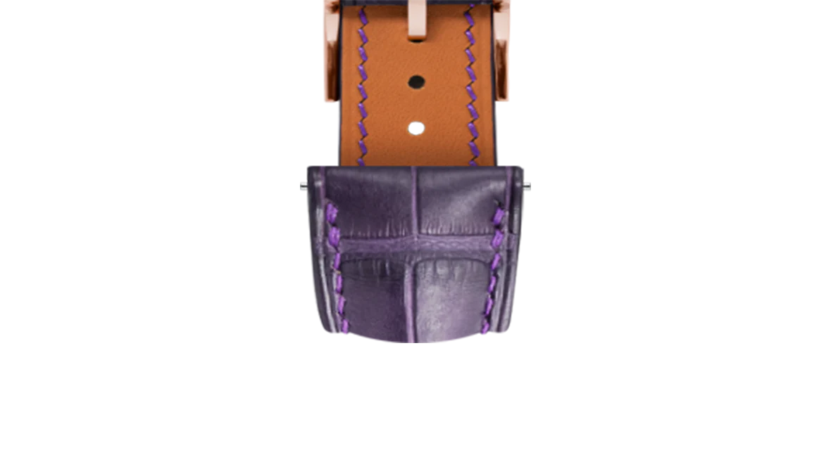 Matte Purple Alligator Signature Strap - Image 7