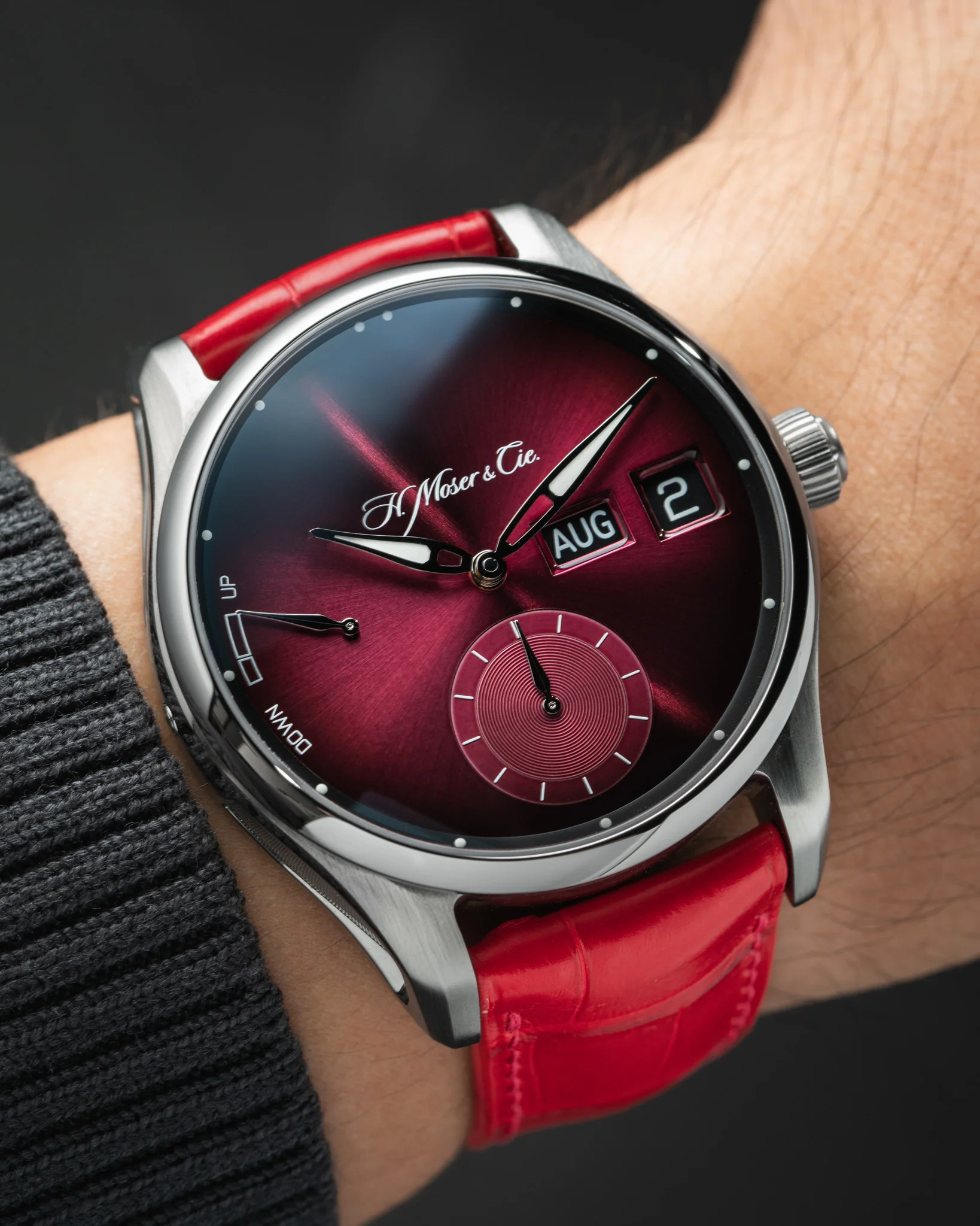 Matte Red Alligator Signature Strap - Image 4