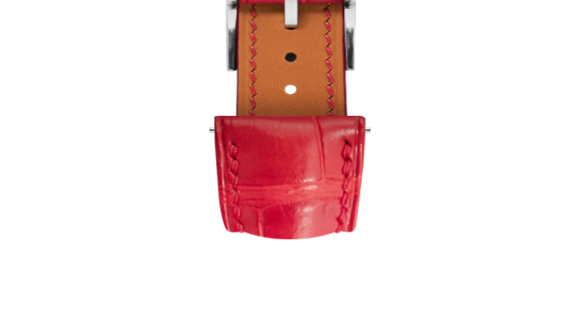 Matte Red Alligator Signature Strap - Image 7