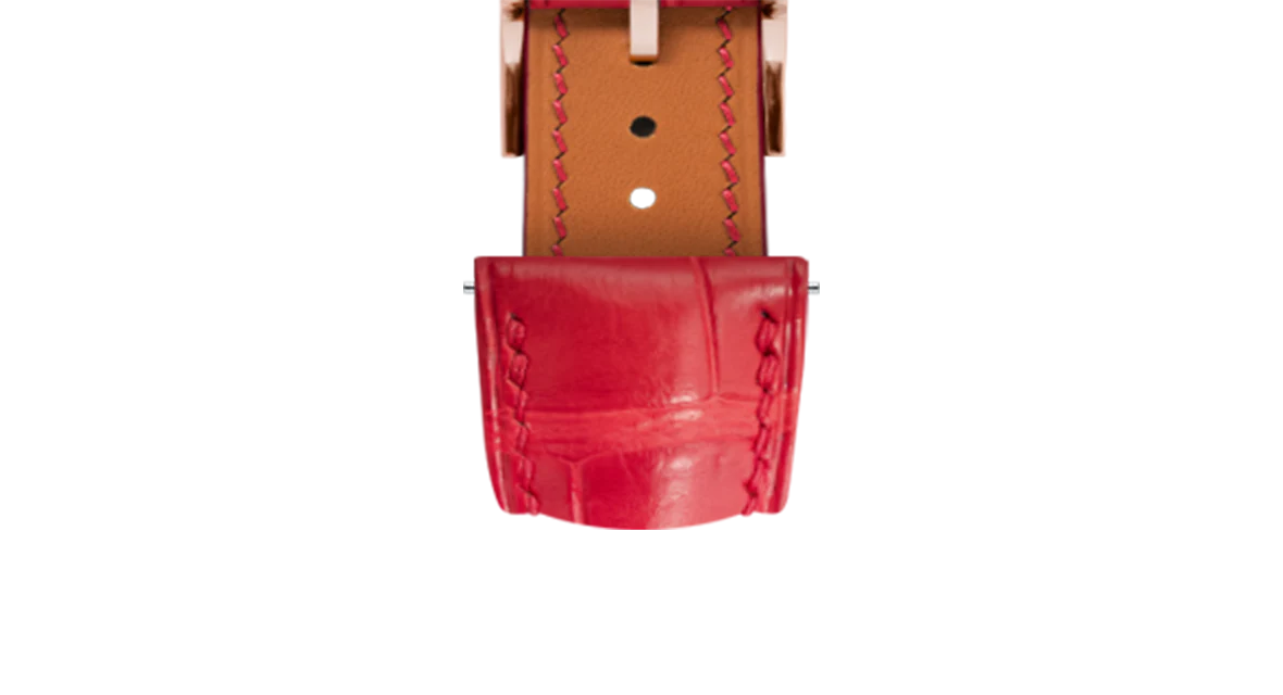 Matte Red Alligator Signature Strap - Image 9