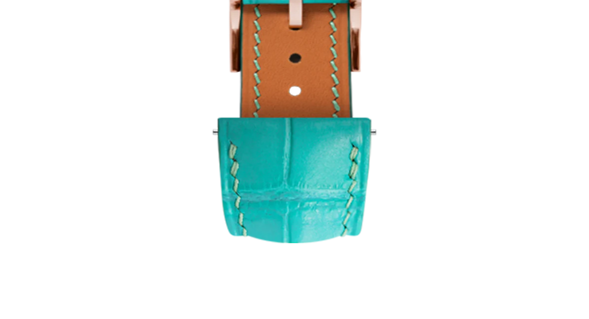 Overstock: Matte Turquoise Alligator Signature Strap - Image 10