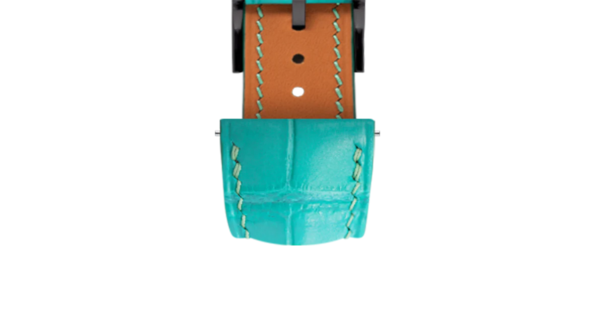 Overstock: Matte Turquoise Alligator Signature Strap - Image 14