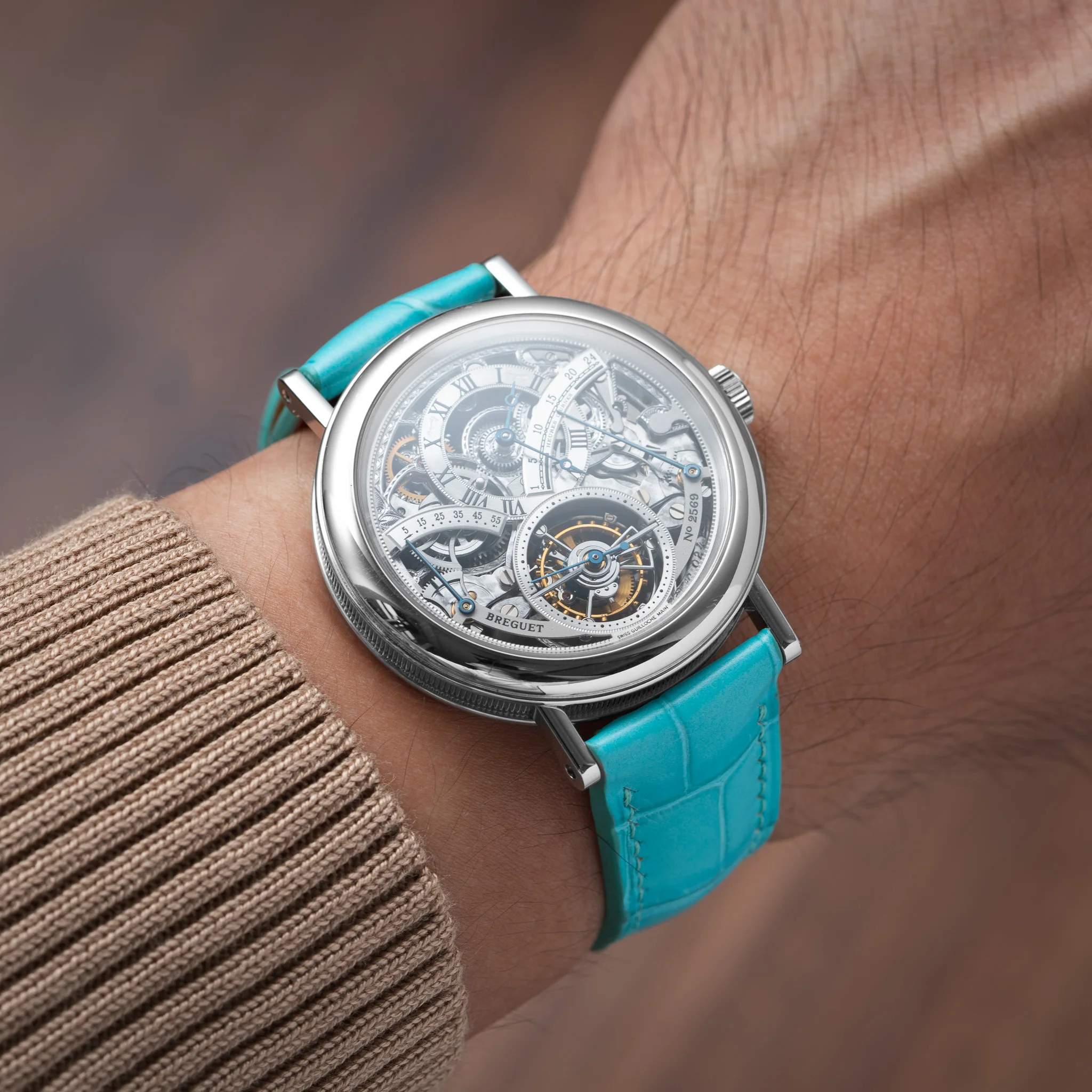 Overstock: Matte Turquoise Alligator Signature Strap - Image 3