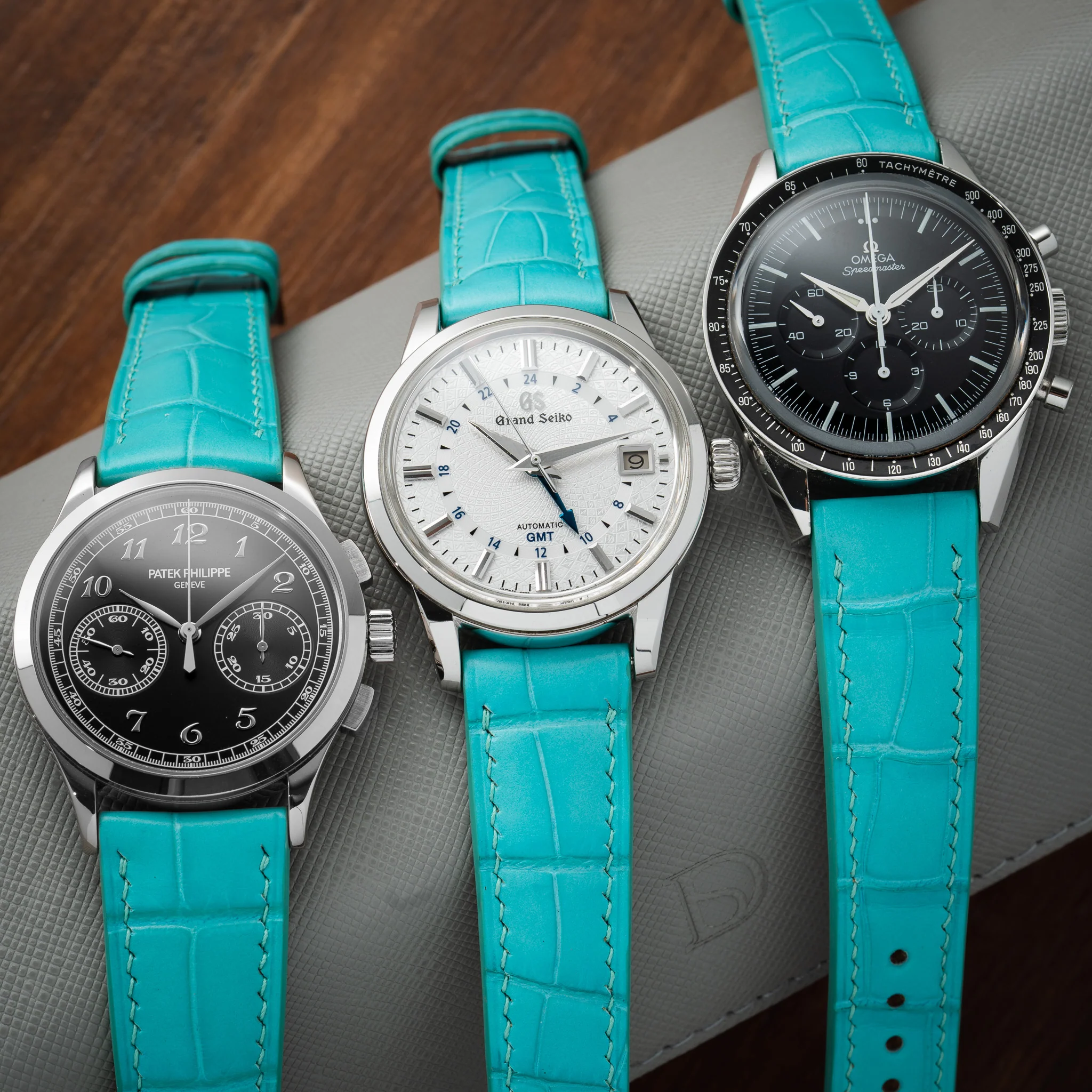 Overstock: Matte Turquoise Alligator Signature Strap - Image 4
