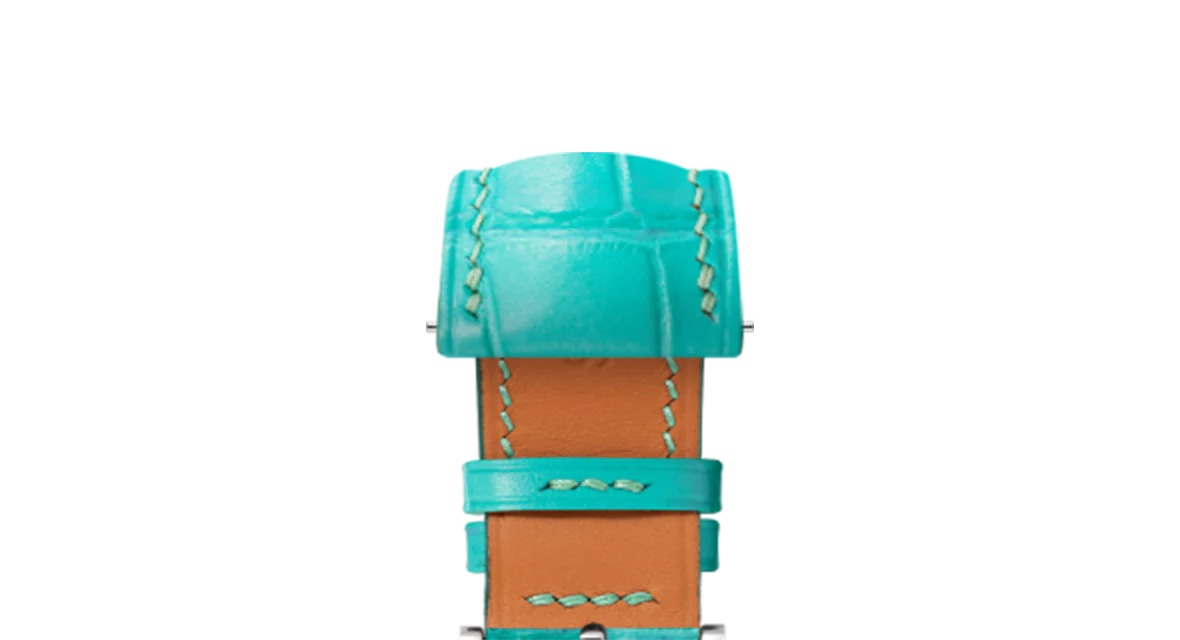 Overstock: Matte Turquoise Alligator Signature Strap - Image 7