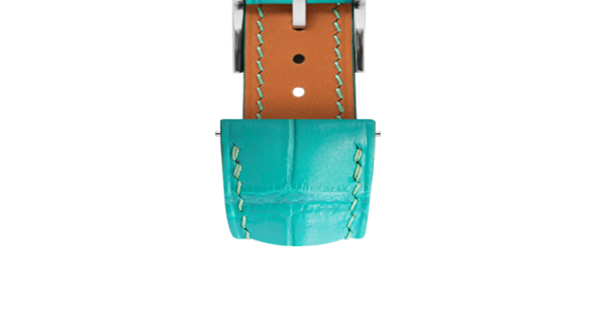 Overstock: Matte Turquoise Alligator Signature Strap - Image 8