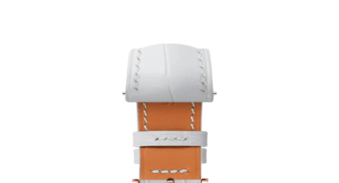 Matte White Alligator Signature Strap - Image 10