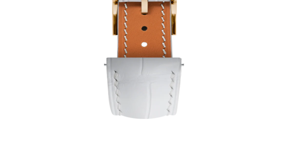 Matte White Alligator Signature Strap - Image 13