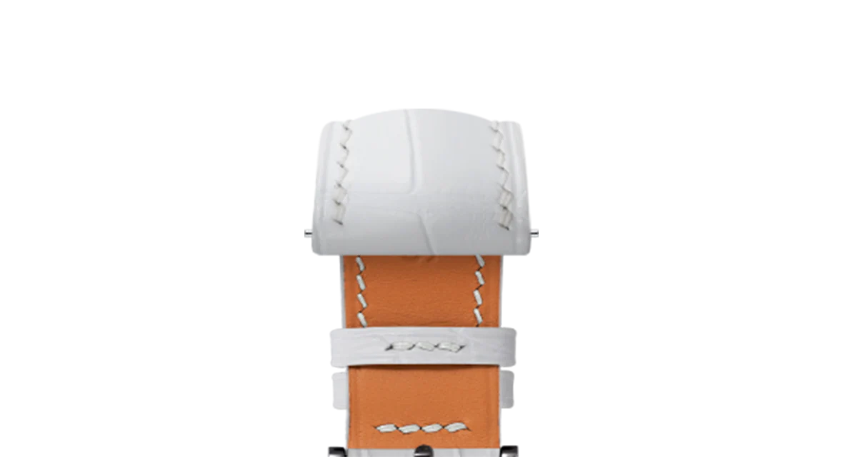 Matte White Alligator Signature Strap - Image 14