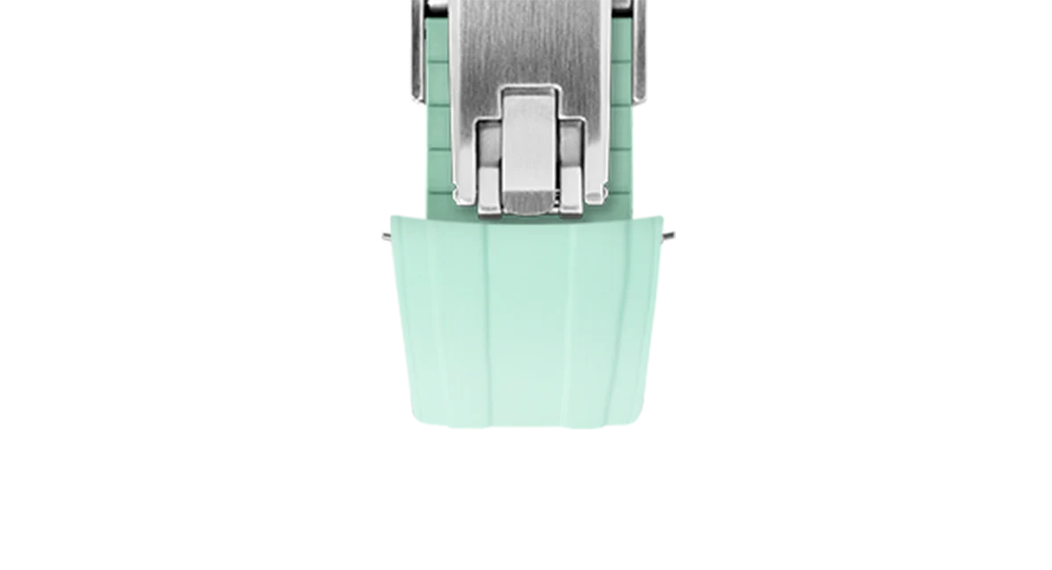 Overstock: Mint Green CTS Rubber Strap for Omega Speedmaster - Image 7