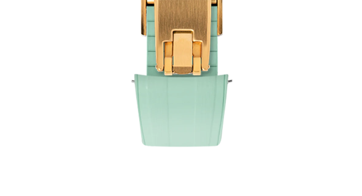 Mint Green CTS Rubber Strap for Rolex Submariner 41mm - Image 11