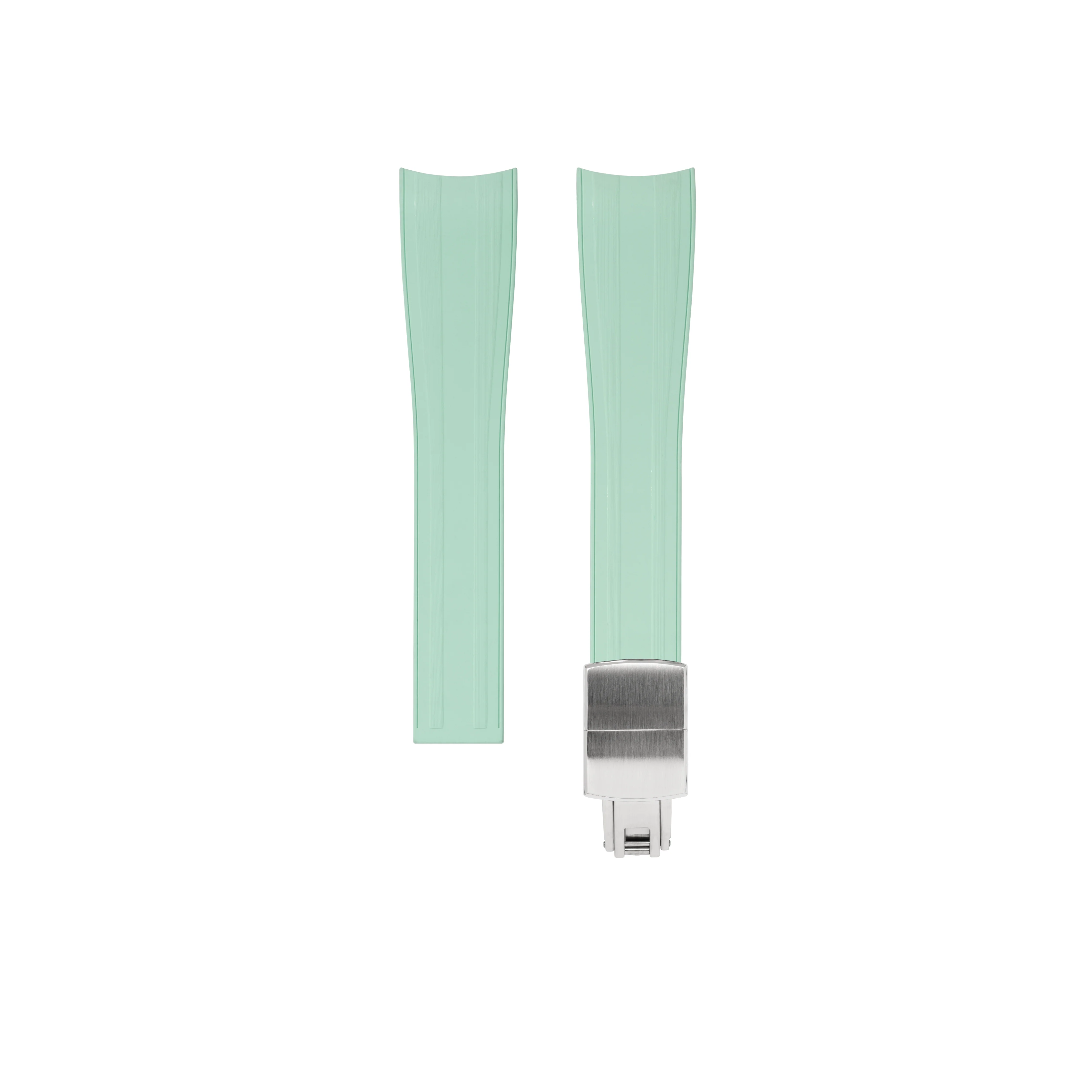 Mint Green CTS Rubber Strap for Rolex Submariner 41mm - Image 5