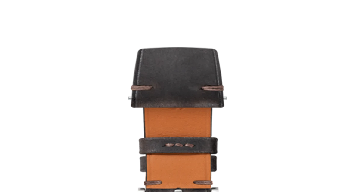 Mocha Crazy Horse Side-Stitch Strap - Image 3