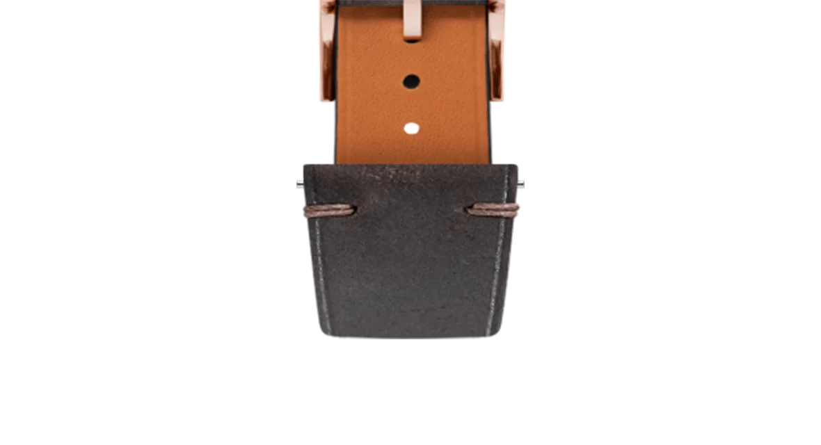 Mocha Crazy Horse Side-Stitch Strap - Image 6