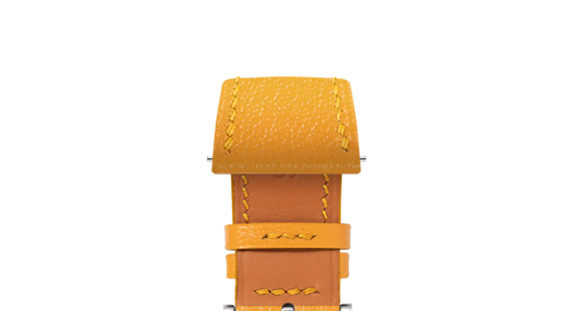 Mustard Chevre Slim Strap - Image 7