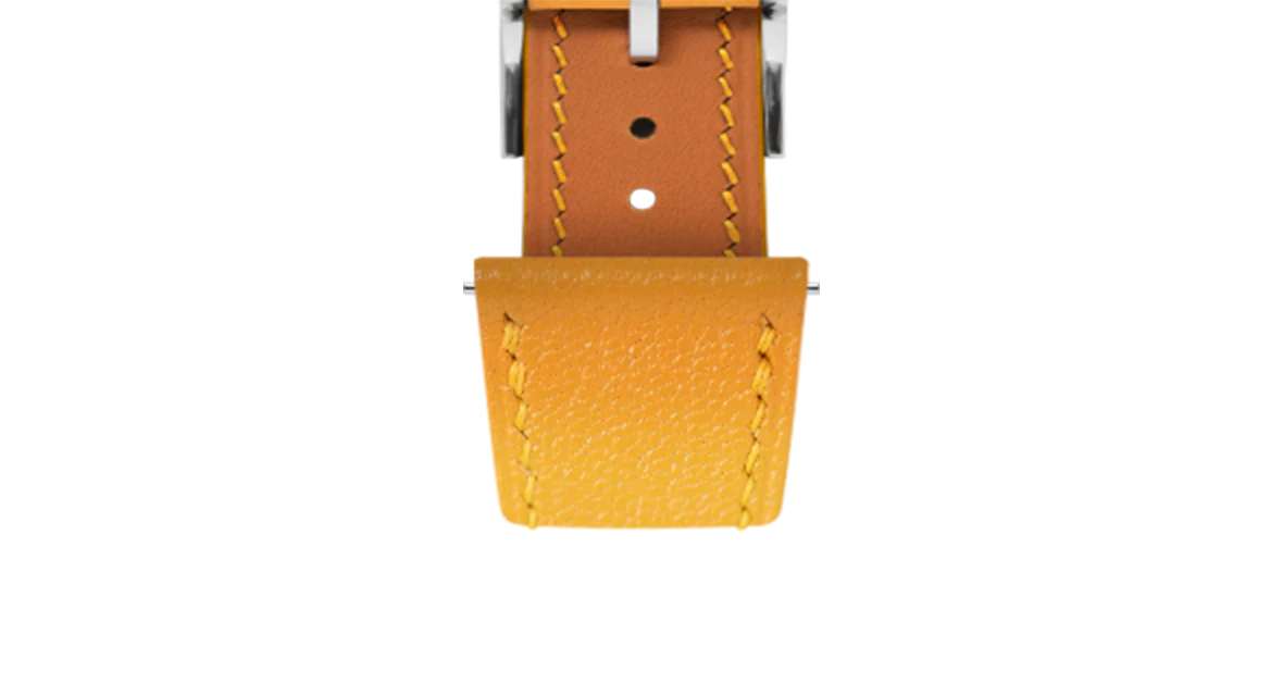 Mustard Chevre Slim Strap - Image 8
