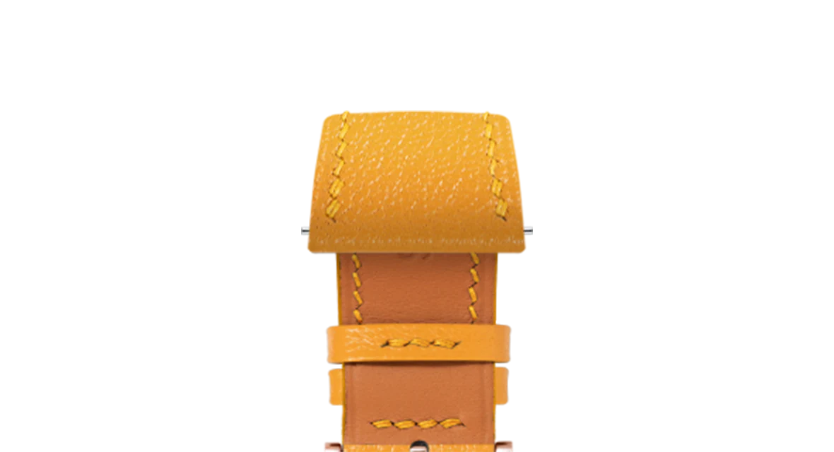Mustard Chevre Slim Strap - Image 9